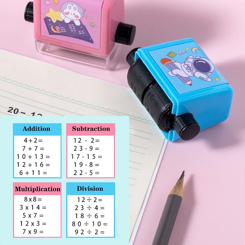 4 in 1 Math Stamp for Children: Learning while having fun!