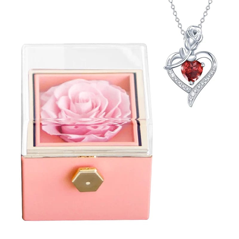 Boîte à Bijoux Rose de Léon Éternelle - Rose | TrendyShopGenius Pink Set 3