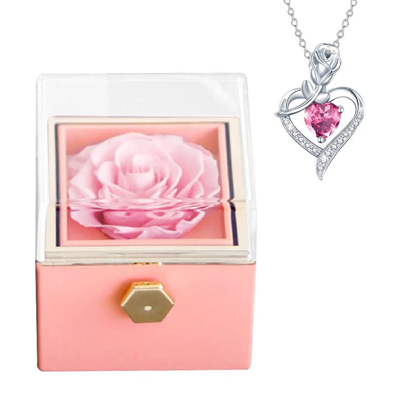 Boîte à Bijoux Rose de Léon Éternelle - Rose | TrendyShopGenius Pink Set 4