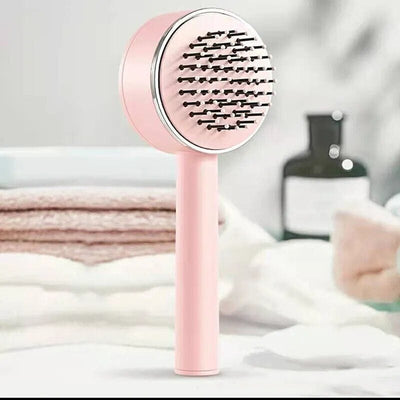 Brosse à cheveux ronde innovante Rose