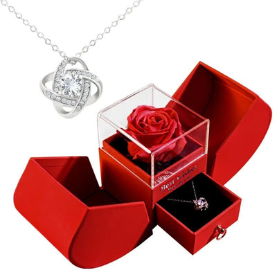 coffret rose eternelle - Rose et Bijou Set 8