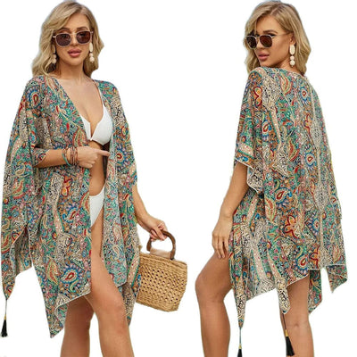 Floral Cardigan / One Size