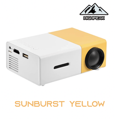 Jaune soleil / Mini-projecteur HighPeak Lite