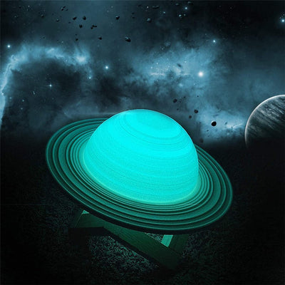 Lampe Saturne 3D - 16 Couleurs - Idéale pour Chambre & Salon