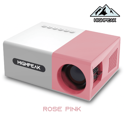 Rose / Mini-projecteur HighPeak MAX